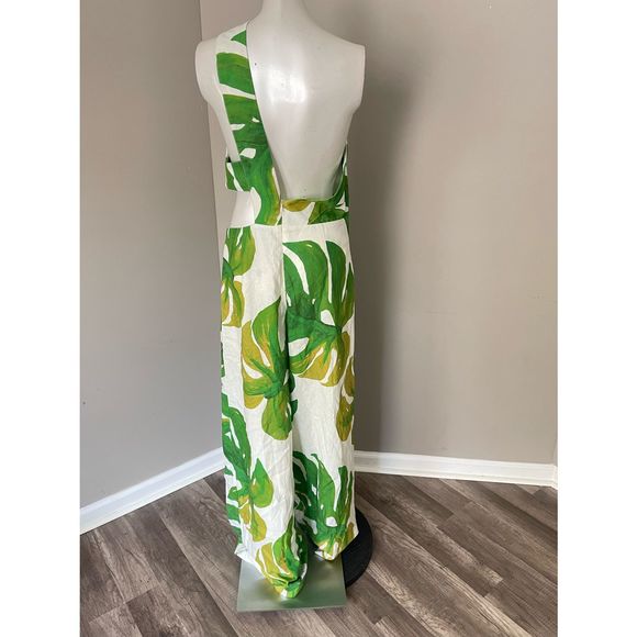 FARM RIO
Monstera One-Shoulder Linen-Blend Jumpsuit - Picture 8 of 9